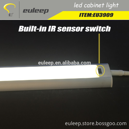 3 Panels LED Under Cabinet Lighting, with IR Sensor! Hand Wave Activated Easy to Install, Screw and 3M Sticker Options Included